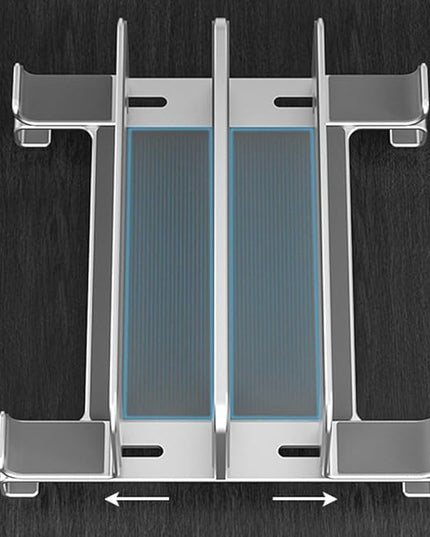 Vertical Laptop Stand Holder, Laptop Holder with Adjustable Dock, 3 in 1 Computer Stand Desktop Laptop Holder for Laptop/Tablet