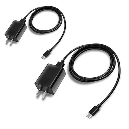 2-Pack Fast USB Type C Charger for Android Kindle Kids Tablet Paperwhite 9th 10th 11th 12th 2023 2020 2020 Paperwhite Signature Edition, Cwowdefu 7/10inch Tablet,VANKYO S10 S20 S30 P31 Charging Cable