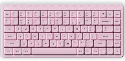 nuphy Node75 Wireless Mechanical Keyboard, 75% Hot Swappable Custom Low Profile Keyboard, 84 Keys Computer Gaming Keyboards, Supports Touch Gestures, PBT Keycaps, RGB Backlit, Bluetooth/2.4GHz/USB-C