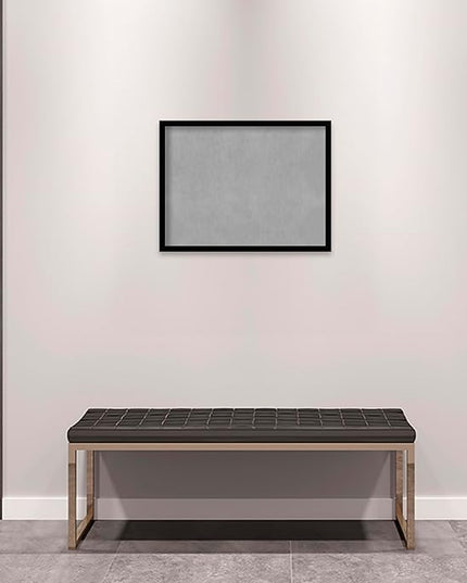 Amanti Art Black Framed Magnetic Board 19x25 Medium Vision Board for use with Magnets, 100% Metal Sheet to Display Items as Office Decor or for Home Organization in mudroom, Kitchen or Kids Room