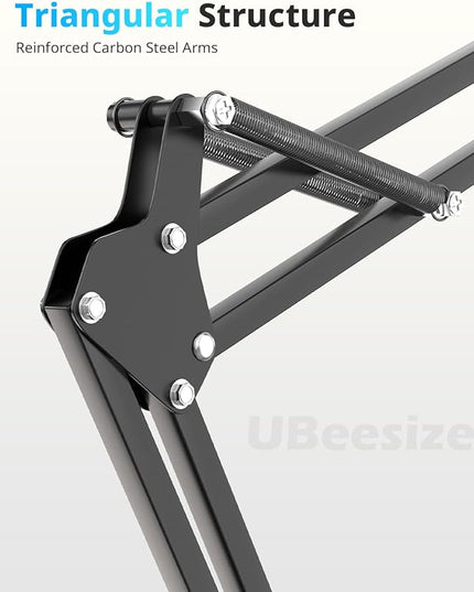 UBeesize Overhead Phone Mount, Flexible Webcam Arm with Phone Holder and Ball Head, Overhead Tripod for Phone Drawing Live Streaming Cooking Flat Photography