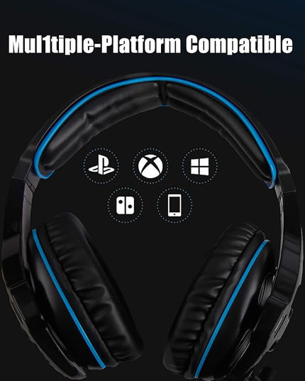 Gaming Headset for Xbox one PS4 (Black)