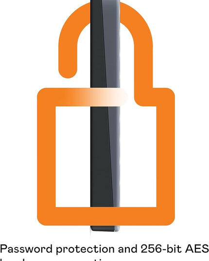 WD 2TB My Passport Portable Hard Drive, Works with USB-C and USB-A, Windows PC, Mac, Chromebook, Gaming Consoles, and Mobile Devices, Backup Software and Password Protection - WDBWML0020BGY-WESN