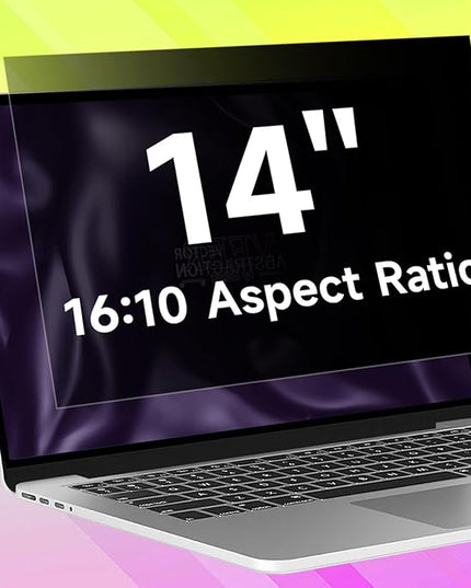 14 Inch 1920x1200 (16:10) Aspect Ratio Laptop Privacy Screen Filter, Anti Blue Light Glare & Anti Scratch Computer Privacy Shield, Not for 14" with 1920x1080P Laptops
