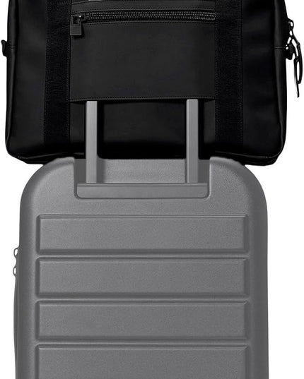 RAINS Texel Tech Bag - Black Waterproof Water Resistant Water Repellent Laptop Bag Unisex Commuter Travel Case 15" Computer Sleeve Tech Organizer - 2 Year Warranty