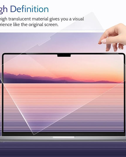 Peslv 3-Pack Anti Blue Light Screen Protector for MacBook Pro 16 Inch(2021-2025, M1, M2, M3, M4), 16.2" Mac Laptop Glare Filter Uv Blocker Shield Cover Eye Protection Film