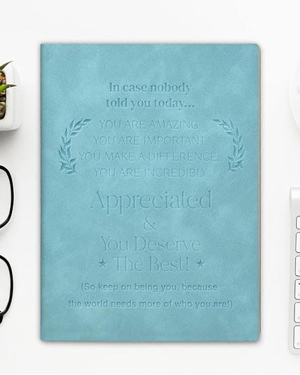 Employee Appreciation Journal Notebook, Inspirational Gifts for Coworkers Women Work Anniversary, Perfect for Writing Travel Business Work