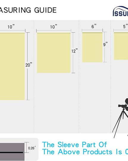 ISSUNTEX 6X9 ft/1.8X2.7 Meters Beige Background Photo Backdrop, Photo Studio, Collapsible High Density Screen for Video Photography and Television