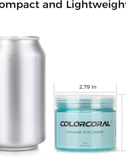 ColorCoral 2Pack Car Cleaning Gel Universal Dust Cleaner for Car Vent Keyboard Cleaning Detailing Slime Putty Cleaning Kit Car Accessories, Gifts for Adults Men Women Kids Teens