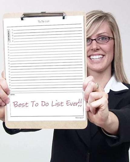 TO DO List Planner Notepad, 60 Page Planning Pad. Undated ToDo Checklist w/Priority & Note Sections. Organize & Track Projects, Clients or Daily Tasks. 8.5 X 11, A4 Tear Sheets.