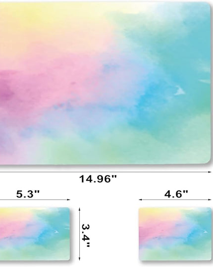 Laptop Skin Sticker Decal,12" 13" 13.3" 14" 15" 15.4" 15.6 inch Laptop Vinyl Skin Sticker Cover Art Protector Notebook PC (2 Wrist Pad Skins Included), Decorative Waterproof Removable, Watercolor