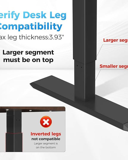Suptek Clamp-on Desk or Desk Leg PC Mount,Adjustable Height and Width,CPU Under Desk Table Beam PC Mount Bracket Computer Tower Wall and Under Counter Holder