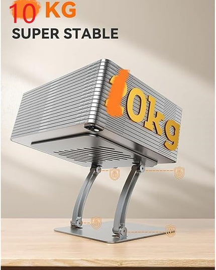 Universal Monitor Stand for Tablets Laptop Foldable Tablet Holder Dual Rod Adjustable Desktop Stand