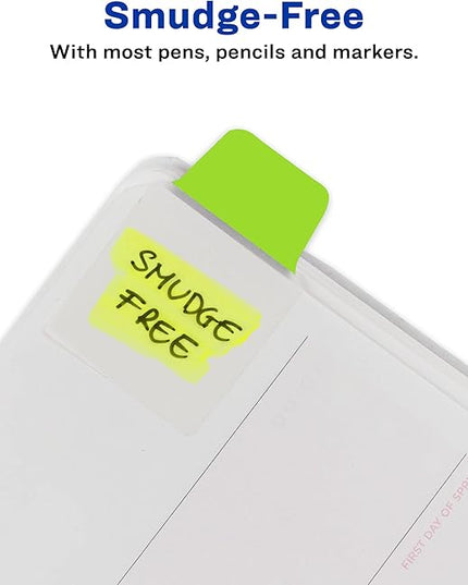 Avery Mini Ultra Tabs, 1" x 1.5", 2-Side Writable, Assorted Neon Colors, 40 Repositionable Tabs (74759)