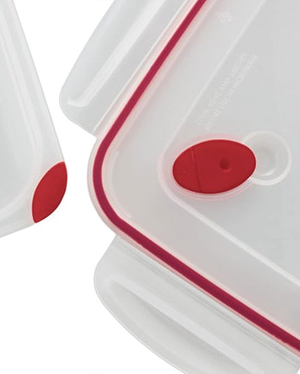 Sterilite Ultra-Seal 16 Cup Rectangle, Airtight Food Storage Container, Latching Lid, Microwave and Dishwasher Safe, Clear With Blue Gasket, 16-Pack