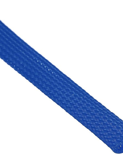 uxcell PET Expandable Sleeving 25ft 1/2" Blue Cable Management Sleeve Cord Organizer for Wrap Protect Cable