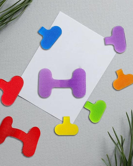 30 PCS Cable Labels, Oval Multi-Color Electronic Cable Identification Tags Write On Cord Labels, for Management and Ldentification