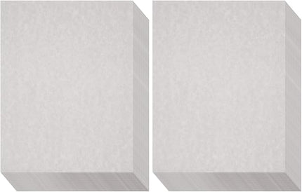 Best Paper Greetings Certificate Paper - 8.5 x 11 in Light Gray - Vintage 90 GSM Textured Parchment Paper for Printing & Writing Diplomas & Award Certificates - 96 Sheets