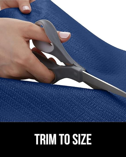GORILLA GRIP Slip Resistant Drawer and Shelf Liner 2 Pack, Non Adhesive Water Resistant, Easy Clean and Trim, Smooth Surface Liners for Kitchen Cabinet, Shelves, Drawers, Pantry, 12 in x 10 FT, Navy