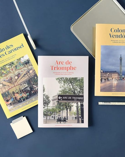 Monolike A5 CAPTURE THE LIFE, PARIS Notebook 6P SET - Line note, Academic note, a portable note, 148x210mm, 48pages