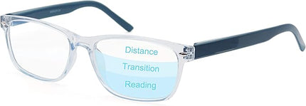 MODFANS Progressive Multifocus 2.0 Reading Glasses,Blue Light Blocking Glasses,Anti-Glare,Anti-Eye Fatigue,UV Protection for Computer/TV/Tablet/Phone,Readers with Comfort Sping Hinge