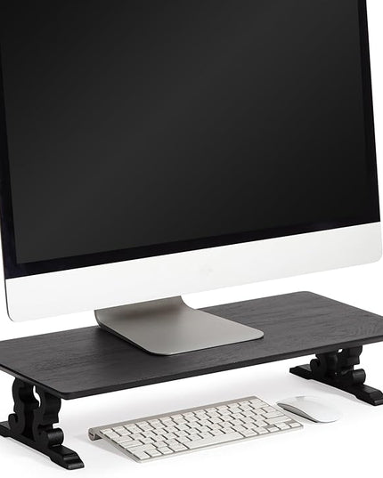 Anji Mountain Monitor Stand - Desktop Organizer & Laptop Riser, Ergonomic Monitor Riser, Space-Saving Monitor Stand for Desk, Durable Construction, Easy Assembly, Ideal for Home & Office
