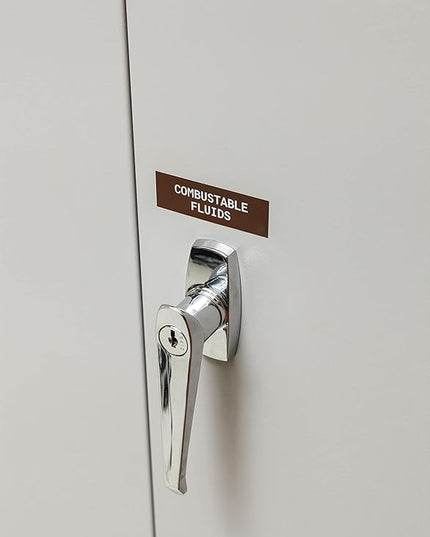 Brady Authentic (M21-375-595-BR) All-Weather Vinyl Label for Indoor/Outdoor ID, Lab and Equipment Labeling, White on Brown- ForM210, M210-LAB, M211, BMP21-PLUS and BMP21-LAB Printers, .375" W, 21' L