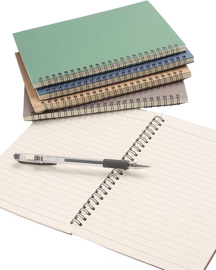 Rocutus 5pcs Colorful Spiral Notebook Student Small Study Book Spiral Notebook Small Notebook Office Simple Working Book Diary Notebook