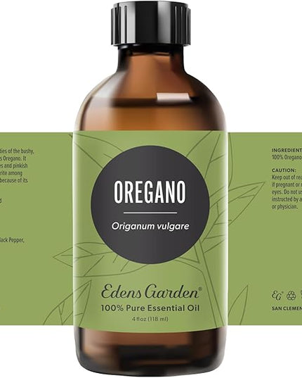 Edens Garden Oregano Essential Oil- 100% Pure Premium Grade, Undiluted, Natural, Therapeutic, Aromatherapy, The Best for Diffuser, Candle, Laundry, Humidifiers 118 ml (4 fl oz)