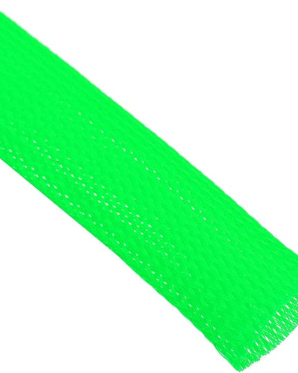 uxcell Expandable Sleeving, 1-inch 25ft Cable Sleeve, Green