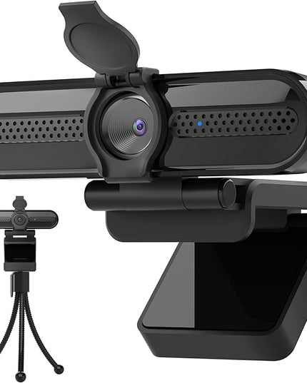 saylas 2K Webcam with Microphone, 78°FOV FHD Streaming Camera with 2K/30fps, 1080P/60fps, Privacy Cover, Plug & Play USB Web Cam, Autofocus, Webcam for PC, Computer Web Camera for Laptop, Mac, Zoom
