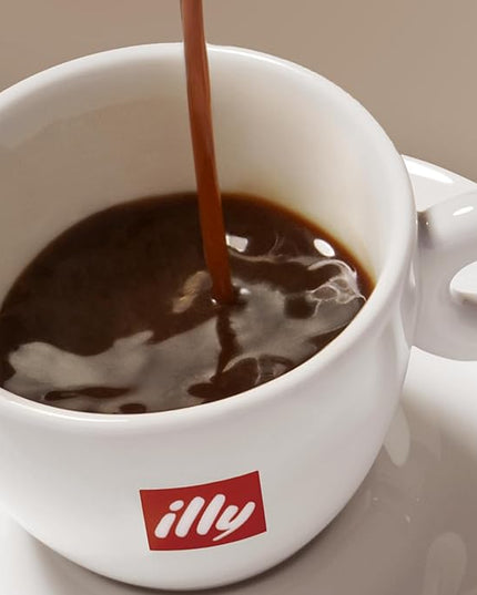 illy Ground Coffee Moka - 100% Arabica Flavored Coffee Ground - Rich Aromatic Coffee Grounds Profile – Classico Medium Roast - Notes of Caramel, Orange Blossom & Jasmine - No Preservatives – 8.8 Ounce