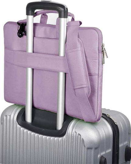 Hseok 17.3 Inch Laptop Shoulder Bag for Most 17.3" Dell Asus HP Lenovo Notebooks, Purple