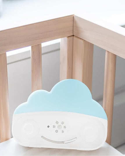 Happiest Baby SNOObie Smart White Noise Machine - Portable Baby Sound Machine with Night Light - 12 Soothing Sounds for Sleep Training, White