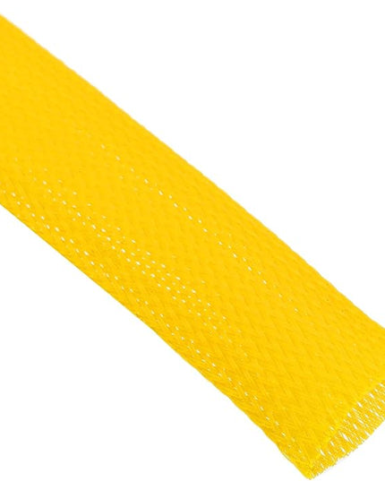 uxcell Expandable Sleeving, 1-inch 25ft Cable Sleeve, Yellow