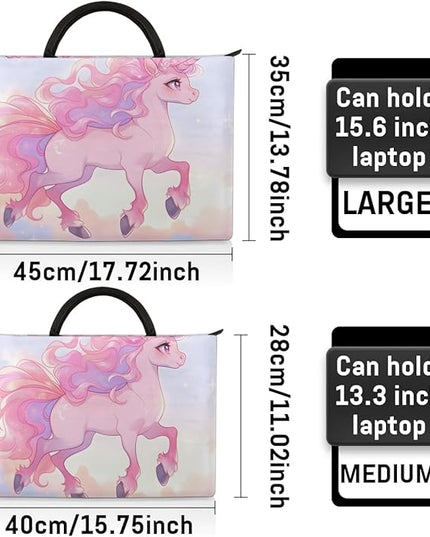 Hsnar 15.6 Laptop Case Briefcase Handbag with Accessory Pocket Slim Laptop Bag Laptop Sleeve