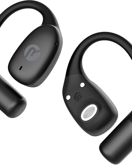Raycon Essential Open Earbuds – True Wireless Open Ear Bluetooth 6.0 Headphones, Ultra-Lightweight, Comfort Hook Design, IPX4 Water Resistant, 36 Hours of Battery Life (Black)