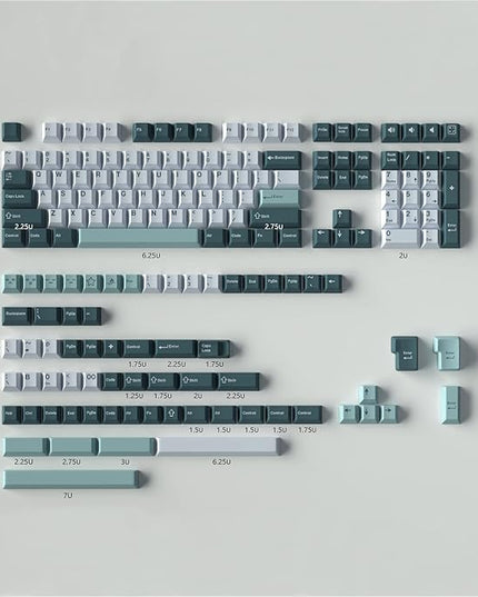 Sumgsn 172 Keys Doubleshot Keycaps Cherry Profile Botanical Keycaps Set Fit for 61/64187/104/108 Cherry Mx Switches Mechanical Keyboard