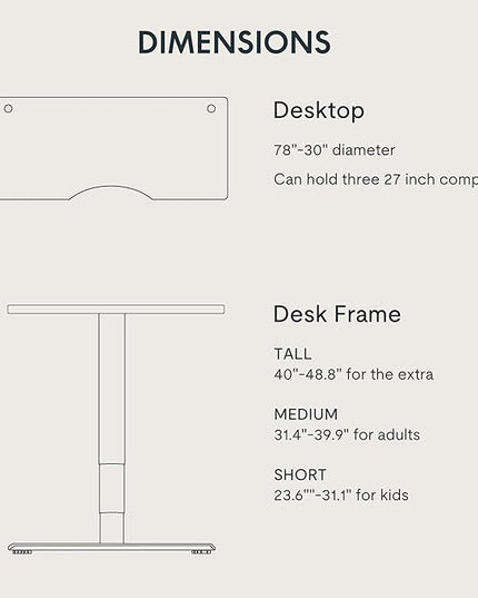 FLEXISPOT E6 MAX Bamboo 78x30 Inch Dual Motor 3-Stage Heavy Duty Standing Desk, 330lbs Weight Capacity, Height Adjustable Desk w/Cable Management & Wheels (Solid Bamboo Curved Desktop + Black Frame)