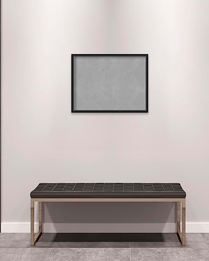 Amanti Art Black Framed Magnetic Board 19x25 Medium Vision Board for use with Magnets, 100% Metal Sheet to Display Items as Office Decor or for Home Organization in mudroom, Kitchen or Kids Room