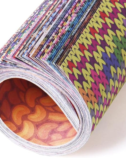 Square Origami Paper 6x6 Double Sided 50 Sheets 50 Colors 70GSM Origami Kit Japanese Chiyo Easy Fold Arts Crafts DIY Handwork Cloth