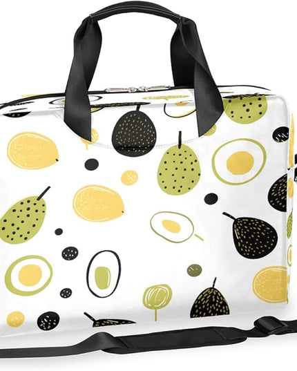 JXDXHCW Cartoon Avocado Laptop Bag Carrying Case 15.6 Inch Laptop Briefcase Messenger Shoulder Bag for Tablet Computer Bag for Travle Business Men Women