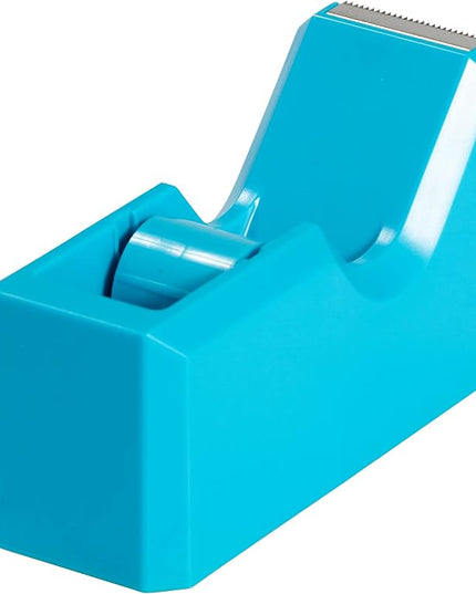 JAM PAPER Colorful Desk Tape Dispensers - Blue - Sold Individually