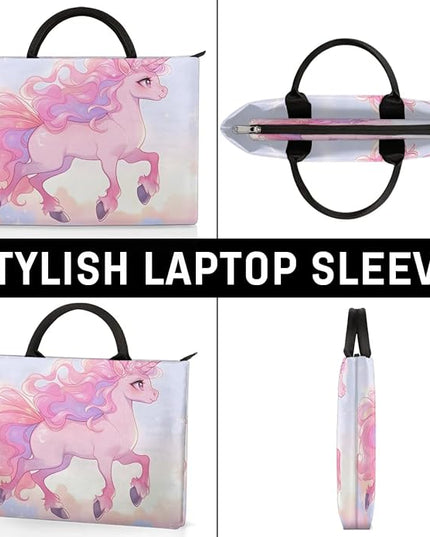 Hsnar 15.6 Laptop Case Briefcase Handbag with Accessory Pocket Slim Laptop Bag Laptop Sleeve