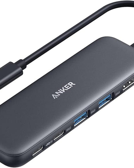 Anker USB C Hub, 5-in-1 USBC to HDMI Splitter with 4K Display, 1 x Powered USB-C 5Gbps & 2×Powered USB-A 3.0 5Gbps Data Ports for MacBook Pro, MacBook Air, Dell and More
