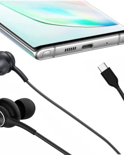 USB-C in-Ear Wired Headphones,Earbuds，3-Year Warranty, with high-Fidelity Sound Card, 5-Mode Audio, Low-Latency Gaming, KTV Vocal Enhancement, for iPhone 15/16/17, for Samsung S25/S24/S23/S22