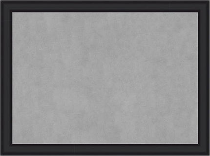 Amanti Art Black Framed Magnetic Board 23x31 Medium Vision Board for use with Magnets, 100% Metal Sheet to Display Items as Office Decor or for Home Organization in mudroom, Kitchen or Kids Room