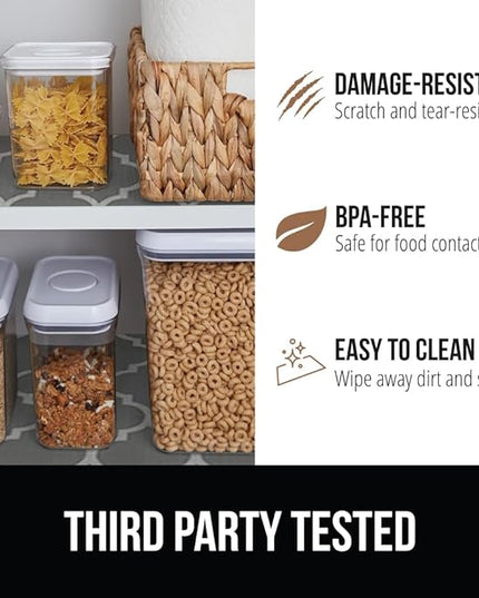 GORILLA GRIP DripGuard Shelf Liner, Non Adhesive Drawer and Kitchen Cabinet Protector, Slip Resistant BPA Free Smooth Surface Plastic Liners for Cabinets, Bathrooms, Closets, 17.5x120 Inch, White Gray