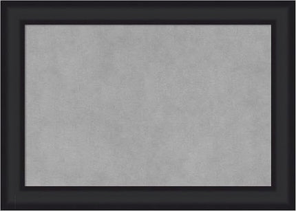 Amanti Art Black Framed Magnetic Board 15x21 Small Vision Board for use with Magnets, 100% Metal Sheet to Display Items as Office Decor or for Home Organization in mudroom, Kitchen or Kids Room