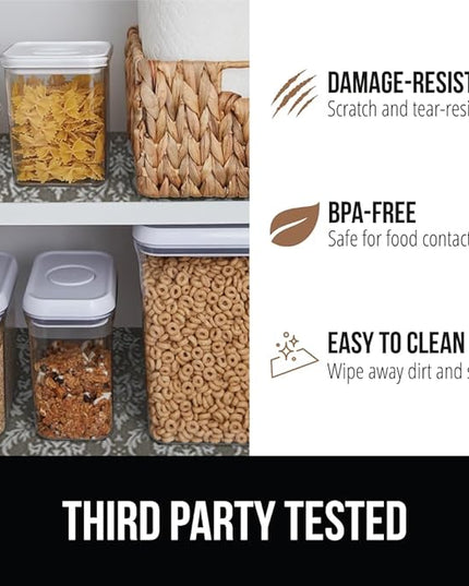 GORILLA GRIP DripGuard Shelf Liner, Non Adhesive Drawer and Kitchen Cabinet Protector, 24x240 Inch, Slip Resistant BPA Free Smooth Surface Plastic Liners for Cabinets, Bathrooms, Closets, Beige Cream